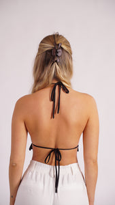 Black Rebecca top open back from Obsession Stockholm