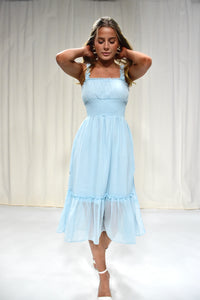 Blue Linnea dress from Obsession Stockholm