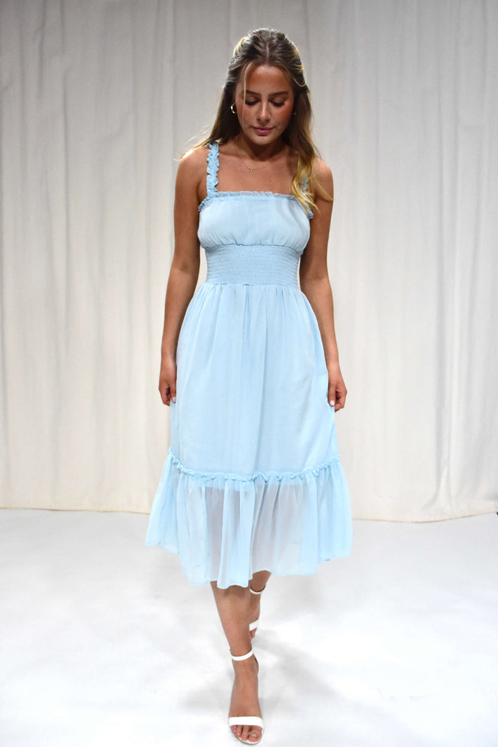 Blue Linnea dress from Obsession Stockholm