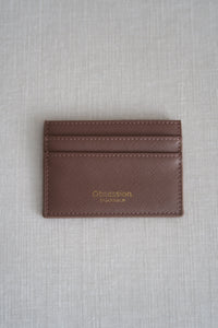 Brown card holder